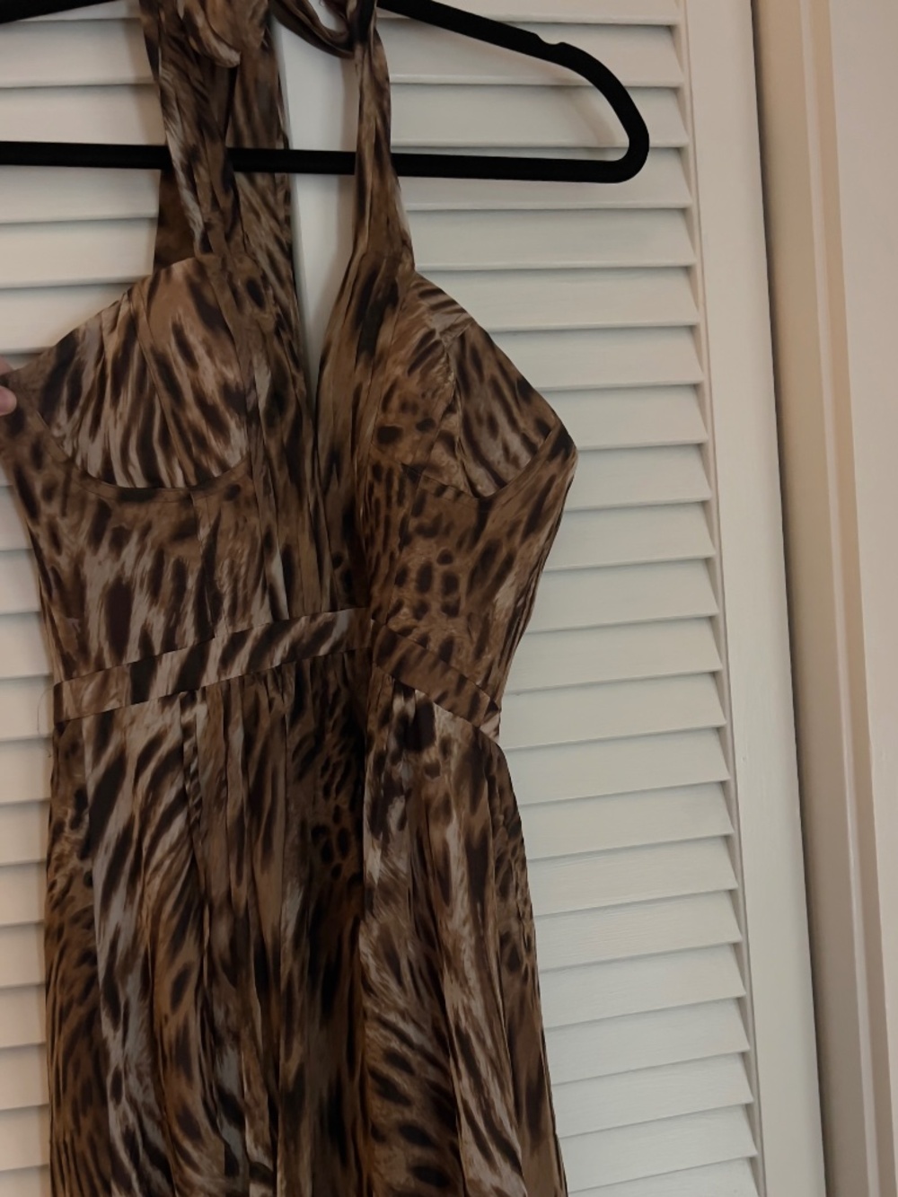 Bcbg 2013 leopard print maxi dress